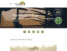 Tablet Screenshot of hinterlandvillage.com